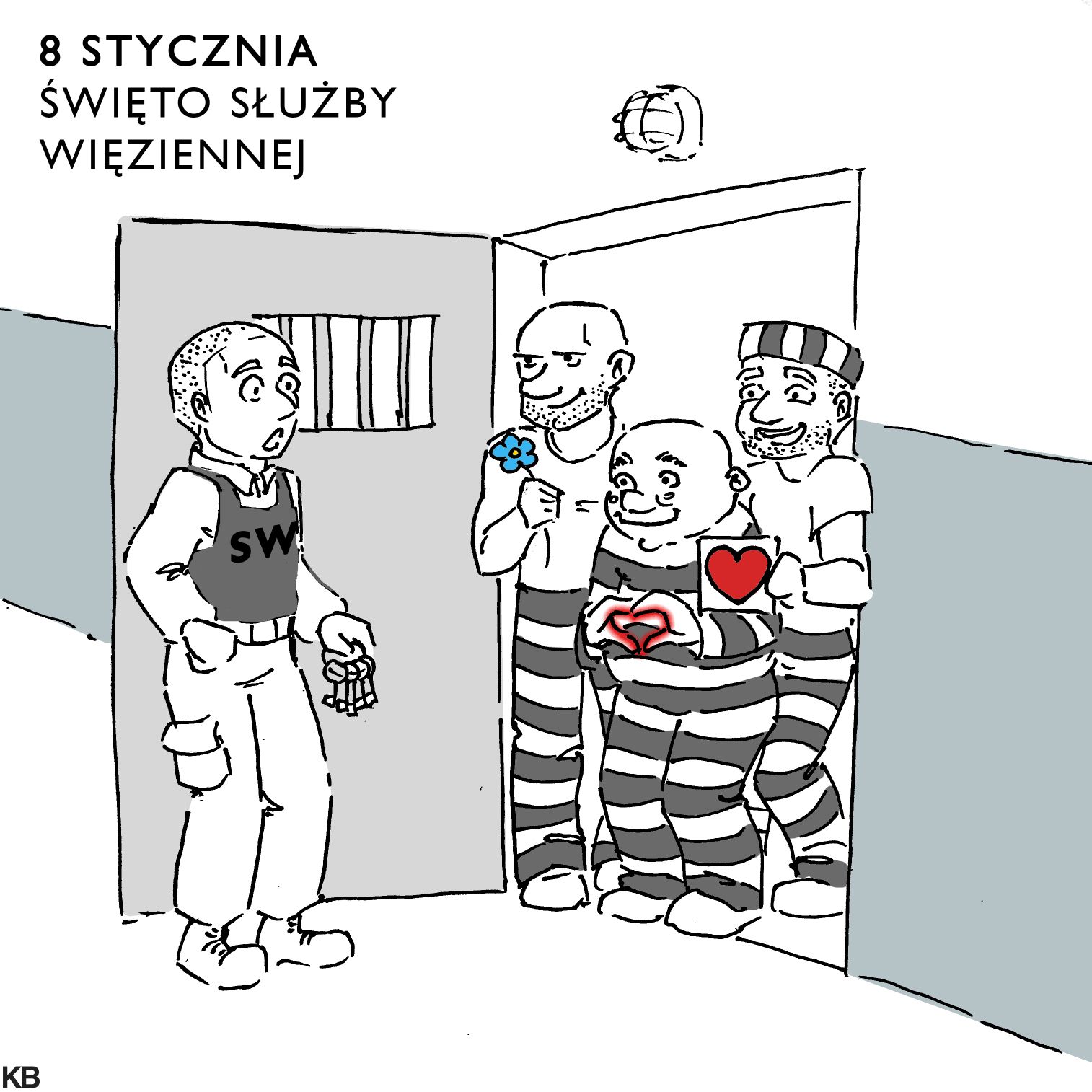 Święto Służby Więziennej (rys. Karolina Błażejczyk)