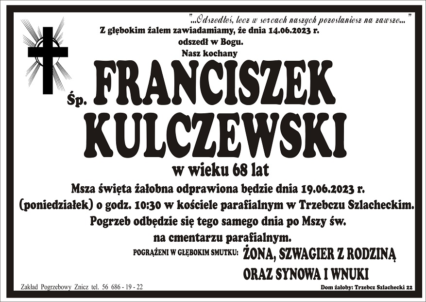 Zakład Pogrzebowy ZNICZ w Chełmnie