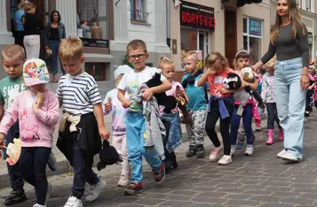 Masz Głos w Chełmnie. Happening przed ratuszem [fot. Agnieszka Waszkiewicz]