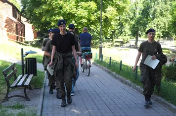 Akcja znakowania psich odchodów na ulicach Chełmna