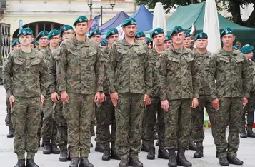 Uroczystości wojskowe na rynku w Chełmnie/ AW