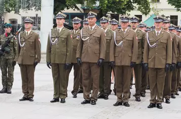 Uroczystości wojskowe na rynku w Chełmnie/ AW