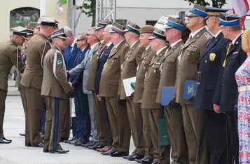 Uroczystości wojskowe na rynku w Chełmnie/ AW