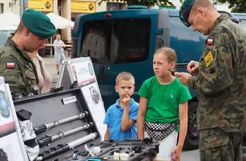 Uroczystości wojskowe na rynku w Chełmnie/ AW