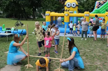 Piknik Rodzinny w przedszkolu w Trzebczu Szlacheckim/ fot. Jakub Beszczyński