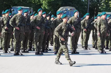 Przysięga wojskowa w Chełmnie/ Fot. AW