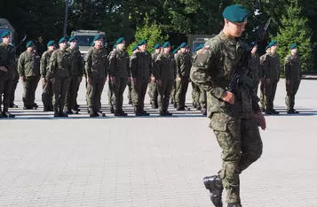 Przysięga wojskowa w Chełmnie/ Fot. AW