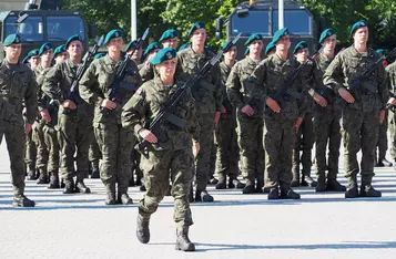 Przysięga wojskowa w Chełmnie/ Fot. AW