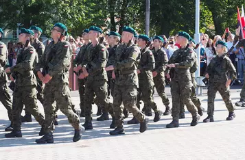 Przysięga wojskowa w Chełmnie/ Fot. AW