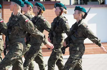 Przysięga wojskowa w Chełmnie/ Fot. AW