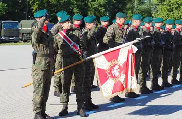 Przysięga wojskowa w Chełmnie/ Fot. AW