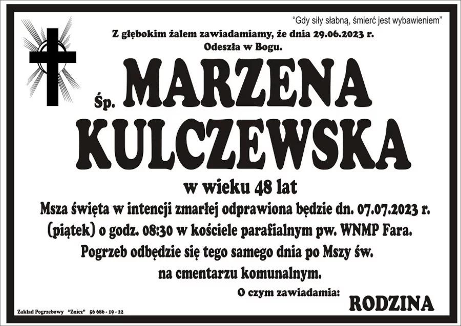 Miejsce na komentarz to przestrzeń na Twoje kondolencje.