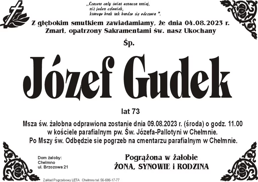 Miejsce na komentarz to przestrzeń na Twoje kondolencje.