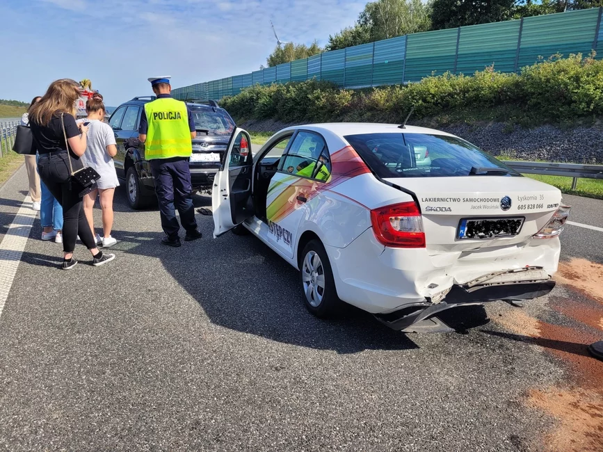 Karambol na autostradzie A1 pod Chełmnem w najtragiczniejszy weekend wakacji/ Fot. KP PSP Chełmno