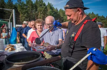 Mieszkańcy gminy Chełmno bawili się na imprezie dożynkowej w Podwiesku/ Fot. Pitrex