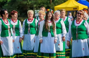 Mieszkańcy gminy Chełmno bawili się na imprezie dożynkowej w Podwiesku/ Fot. Pitrex