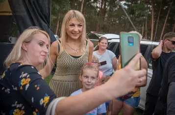 Mieszkańcy gminy Chełmno bawili się na imprezie dożynkowej w Podwiesku/ Fot. Pitrex