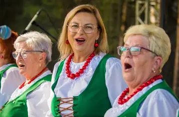 Mieszkańcy gminy Chełmno bawili się na imprezie dożynkowej w Podwiesku/ Fot. Pitrex