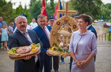 Mieszkańcy gminy Chełmno bawili się na imprezie dożynkowej w Podwiesku/ Fot. Pitrex