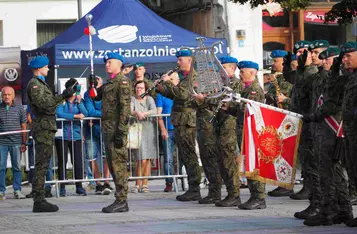 Przysięga wojskowa w Chełmnie/ Fot. AW