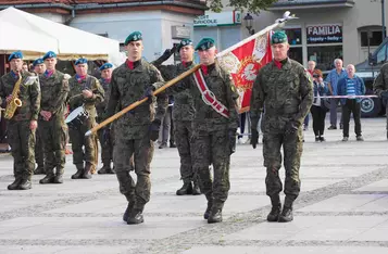 Przysięga wojskowa w Chełmnie/ Fot. AW