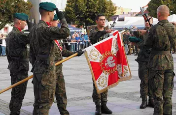 Przysięga wojskowa w Chełmnie/ Fot. AW