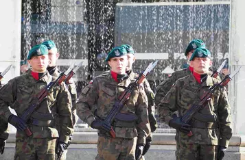 Przysięga wojskowa w Chełmnie/ Fot. AW