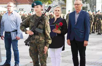 Przysięga wojskowa w Chełmnie/ Fot. AW