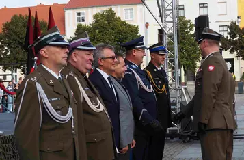 Przysięga wojskowa w Chełmnie/ Fot. AW