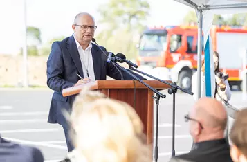 Uroczyste otwarcie drogi ze Stolna do Wąbrzeźna/ Fot. Szymon Zdziebło tarantoga.p