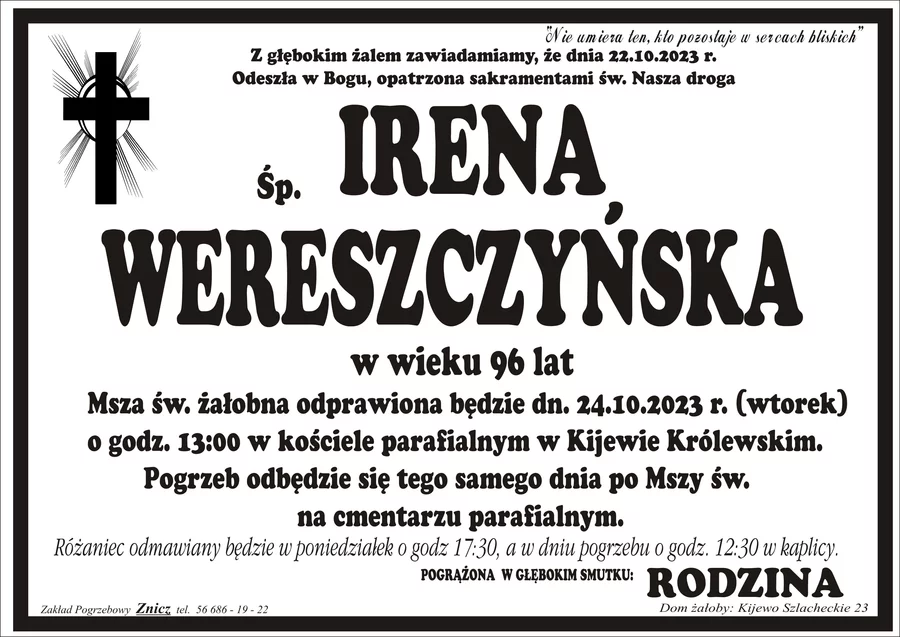 Miejsce na komentarz to przestrzeń na Twoje kondolencje.