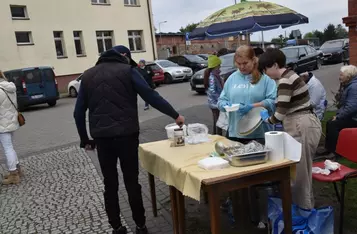 W Unisławiu odbył się piknik charytatywny dla Marcina Mrugalskiego/ Fot. GOK Unisław