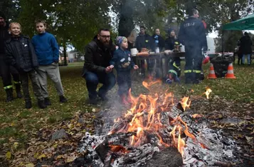 W Unisławiu odbył się piknik charytatywny dla Marcina Mrugalskiego/ Fot. GOK Unisław