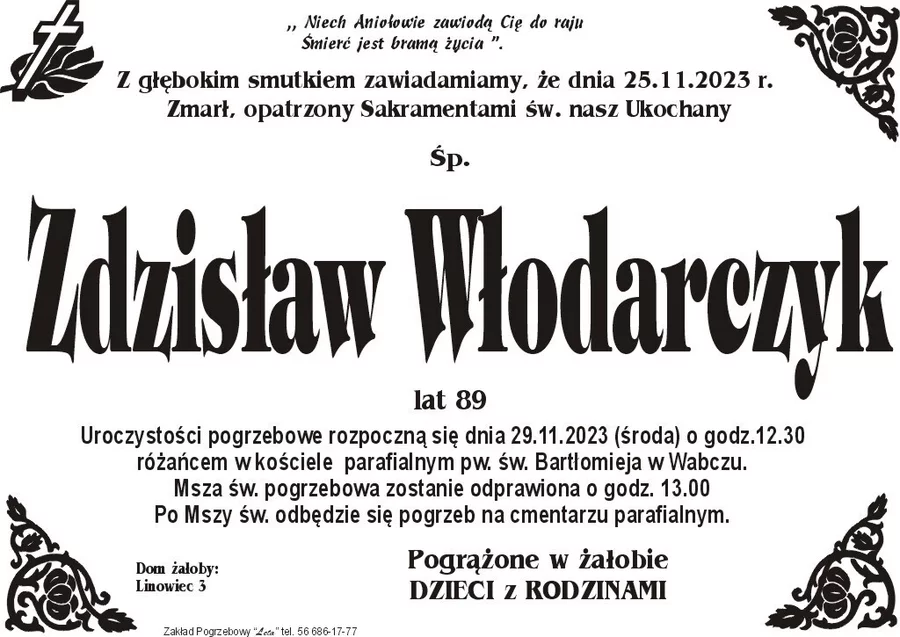 Miejsce na komentarz to przestrzeń na Twoje kondolencje.