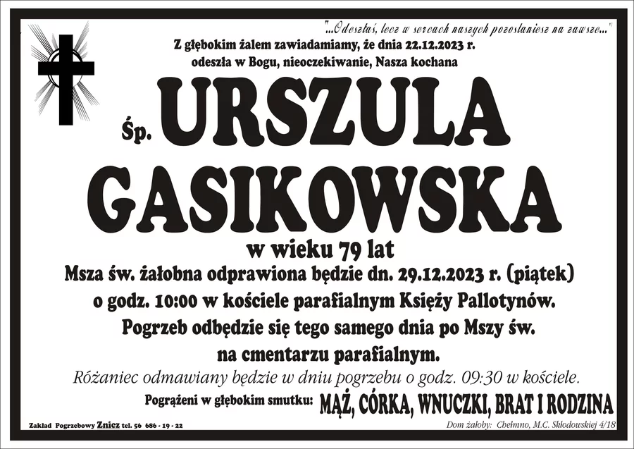 Miejsce na komentarz to przestrzeń na Twoje kondolencje.