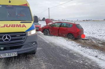 Wypadek w Dubielnie/ OSP Papowo Biskupie