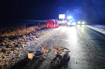 Pijany kierowca spod Świecia potrącił rowerzystkę i uciekł/ KPP Świecie