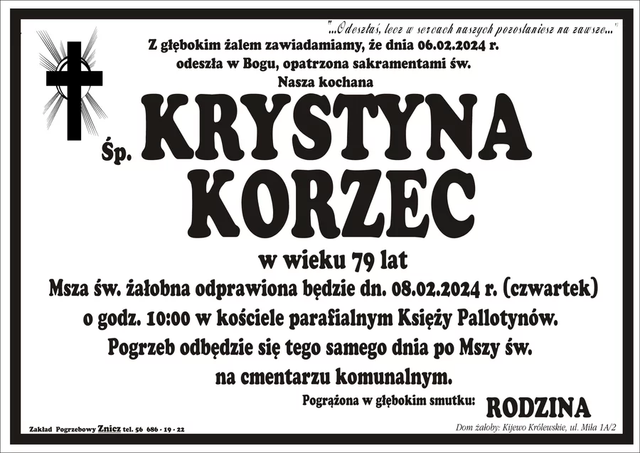 Miejsce na komentarz to przestrzeń na Twoje kondolencje.