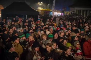 Walentynki 2024 w Chełmnie - mieście zakochanych z zespołem Kwiat Jabłoni/ Fot. PITREX