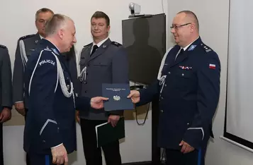 Zmiany na stanowiskach w Komendzie Powiatowej Policji w Chełmnie/ Fot. KPP Chełmno