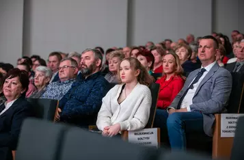 Uroczystość wręczenia odznak sołtysom/ Fot. Andrzej Goiński