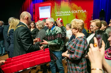 Uroczystość wręczenia odznak sołtysom/ Fot. Andrzej Goiński