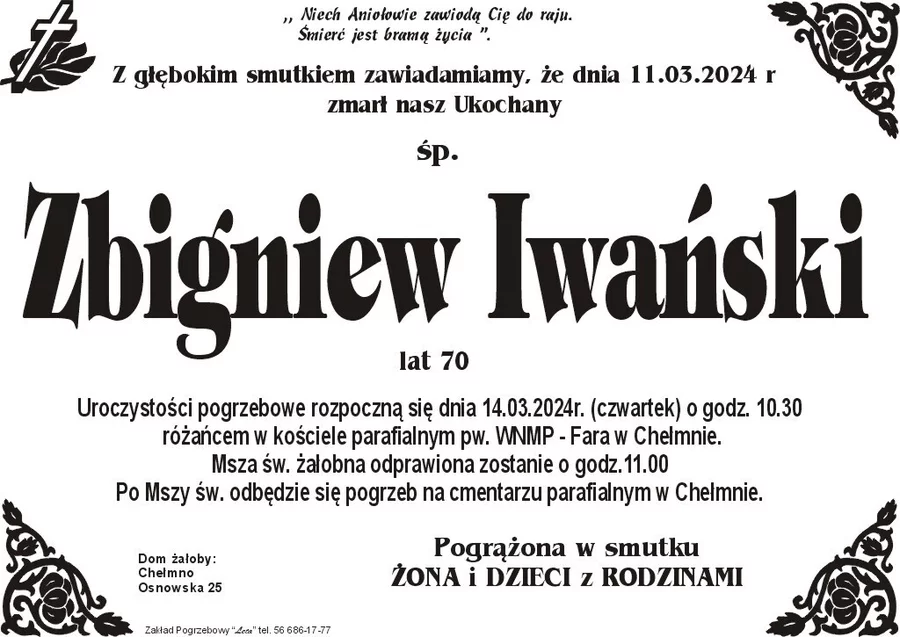 Miejsce na komentarz to przestrzeń na Twoje kondolencje.