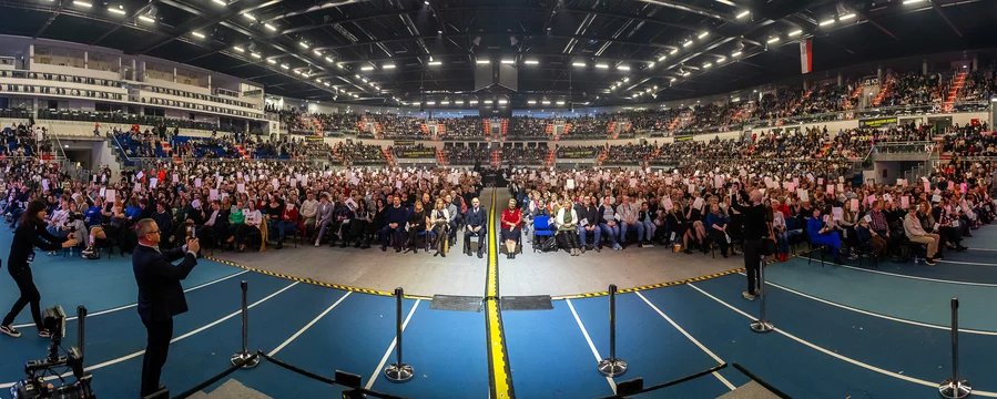 Spotkanie ze stypendystami/ Fot. Szymon Zdziebło/ tarantoga.pl dla UMWKP