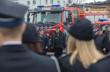 Otwarcie remizy w Unisławiu fot. Mikołaj Kuras dla UMWKP