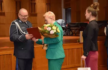 Uroczystość powołania komendanta policji w Chełmnie/ Fot. AW