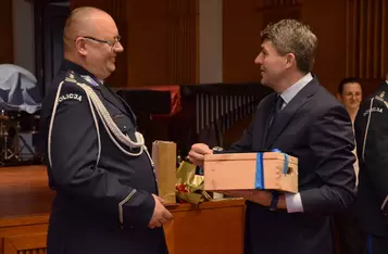 Uroczystość powołania komendanta policji w Chełmnie/ Fot. AW