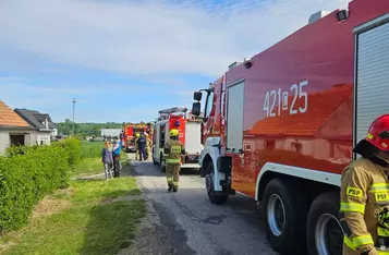 Pożar domu w gminie Chełmno/ Fot. OSP Bieńkówka