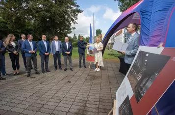 Rewitalizacja Młyna Górnego - podpisanie umowy, fot. Mikołaj Kuras dla UMWKP