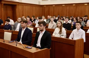  tap wojewódzki X edycji konkursu ,,Olimpiada Solidarności. Dwie dekady historii”. Fot. Andrzej Goiński/UMWKP